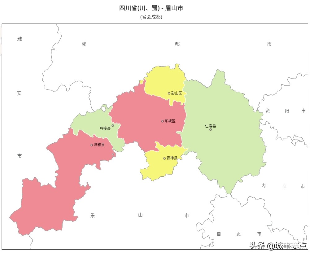 最全版四川省行政区划图，下辖地级市达18个，自治州面积广阔