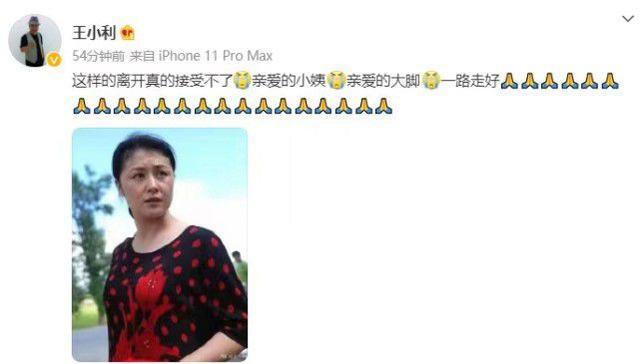 李兰迪哭了完整版 李兰迪发文送别大脚妈妈于月仙(6)