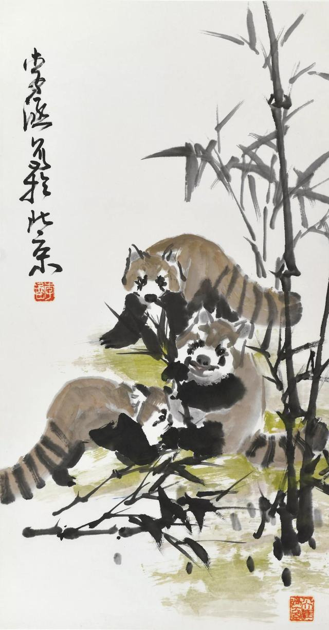 李涵国画（李涵画猴）(3)