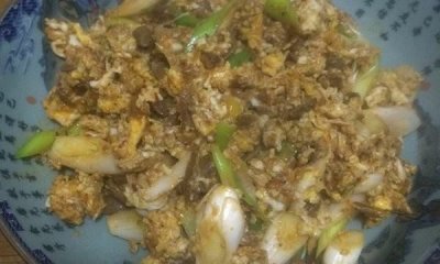 ​盐豆炒鸡蛋怎么炒,酱豆炒鸡蛋的家常做法