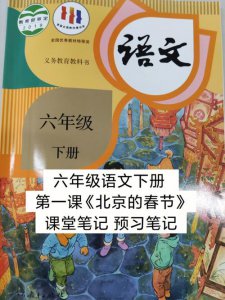 ​小学六年级下册第一课北京的春节笔记（预习六年级下册北京的春节教师手记）