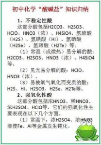 ​九年级化学酸碱盐知识点_九年级化学酸碱盐知识点笔记