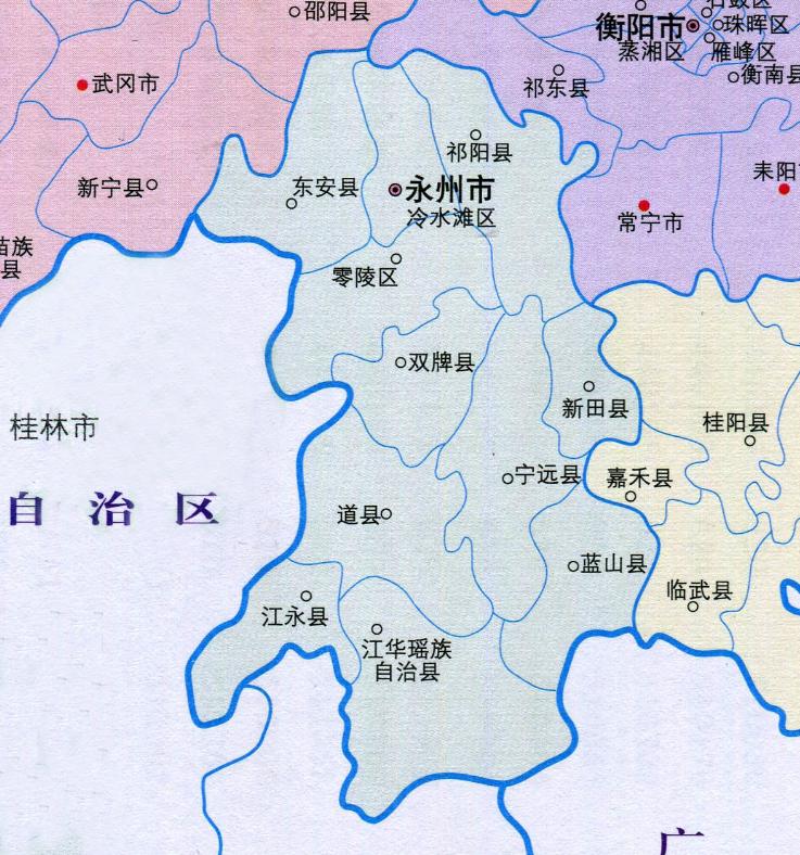 永州市有多少人口(永州市各区县人口排名)