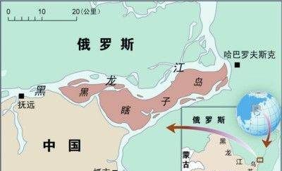 黑瞎子岛在黑龙江什么位置,黑瞎子岛在中国的位置,中国地图图3