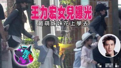 ​王力宏两女儿正面照首曝光 水汪汪大眼睛像极妈妈